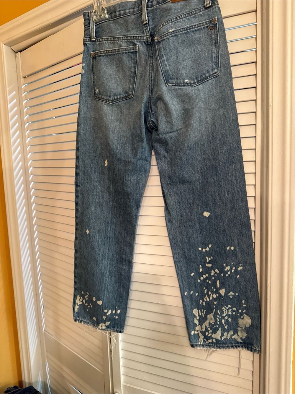 Madewell Women's Blue and Navy Jeans - Picture 5 of 10